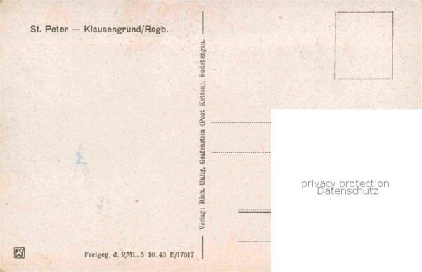 St Peter Tschechien Klausengrund – Bild 2