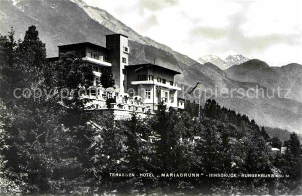 Hungerburg Innsbruck Terassen-Hotel Mariabrunn