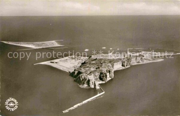 Helgoland Insel Düne Fliegeraufnahme