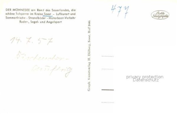 Moehnesee Talsperre Fliegeraufnahme – Bild 2