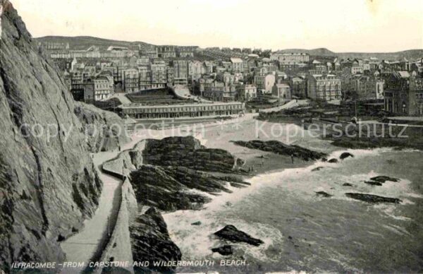 Ilfracombe North Devon Wildersmouth Beach Capstone