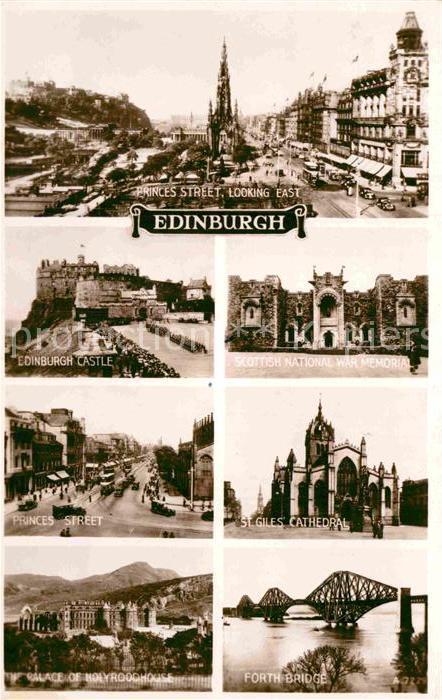Edinburgh Scotland Princes Street Scottish National War Me