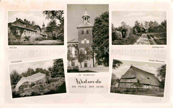 Walsrode Lueneburger Heide Kloster Evangelische Stadtkirche Heide-