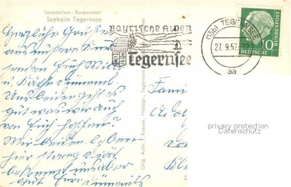Tegernsee Sanatorium-Kurpension Seeheim – Bild 2