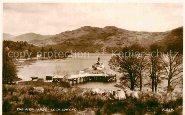 Loch Lomond Scotland Pier Tarbet