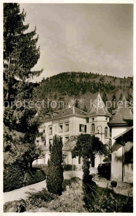 Badenweiler Sanatorium Schloss Hausbaden