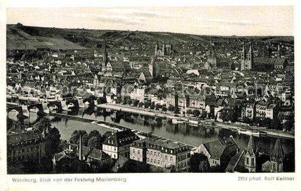 Wuerzburg Foto-Rolf-Kellner-Nr. 2959 Blick von de