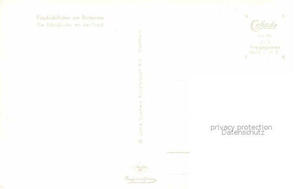 Friedrichshafen Bodensee Fliegeraufnahme Schlosskirche – Bild 2