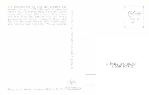 Waldeck Edersee Fliegeraufnahme Schloss Edertalsperre – Bild 2