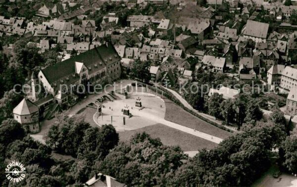 Goslar Kaiserpfalz Fliegeraufnahme
