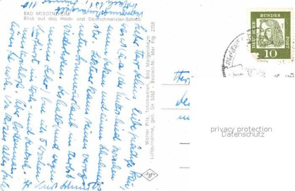 Bad Mergentheim Fliegeraufnahme Hoch- und Deutschmeiste – Bild 2