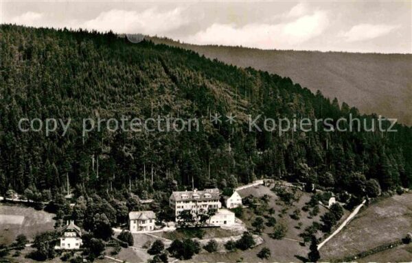 Baiersbronn Schwarzwald Erholungsheim Schönblick Fliegeraufnahm