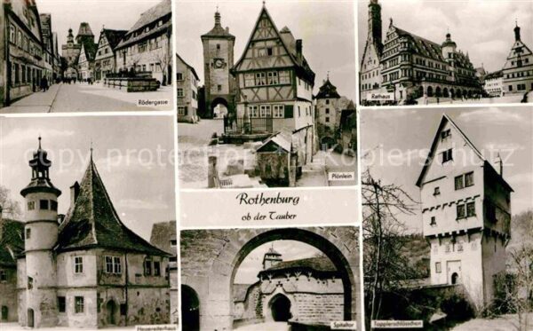 Rothenburg Tauber Rödergasse Hegereiterhaus Topplerschlös