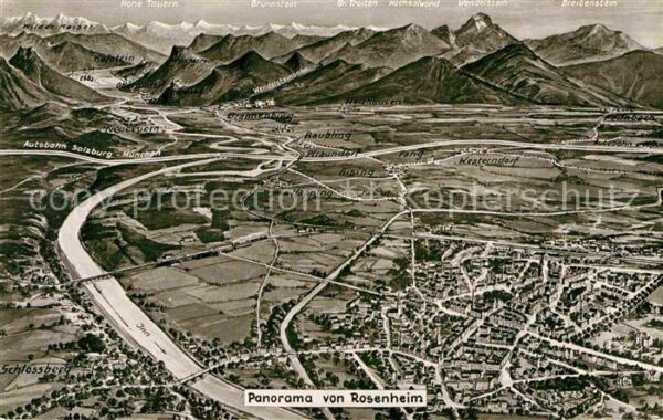 Rosenheim Bayern Panorama