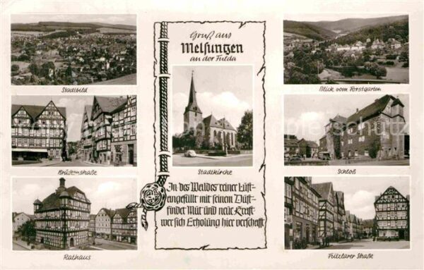 Melsungen Fulda Stadtkirche Fritzlarer Strasse Rathaus