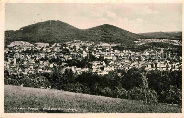 Baden-Baden Blick zum Friesenberg