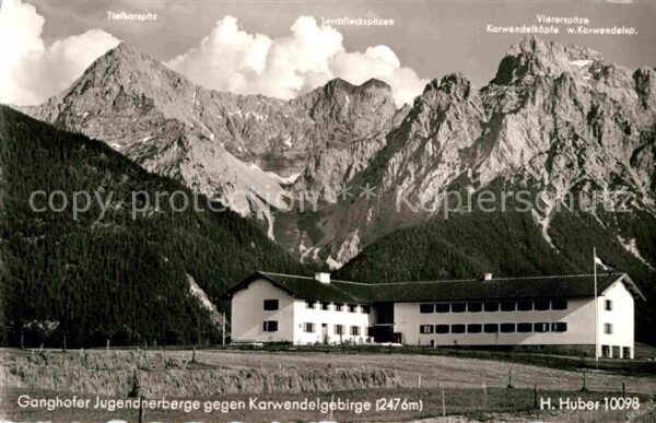 Mittenwald Bayern Ganghofer Jugendherberge Karwendelgebir