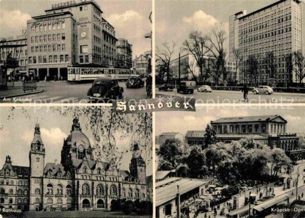 Hannover Am Kröpcke Contihochhaus Rathaus