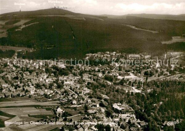 Braunlage Fliegeraufnahme Brocken Wurmberg