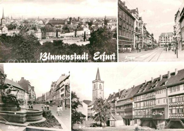 Erfurt Krämerbrücke Anger