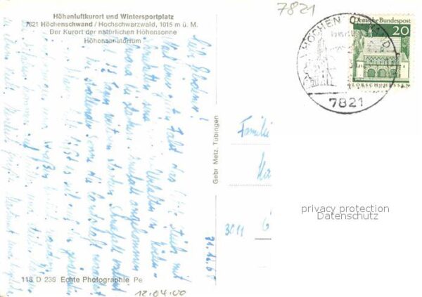 Hoechenschwand Höhensanatorium – Bild 2