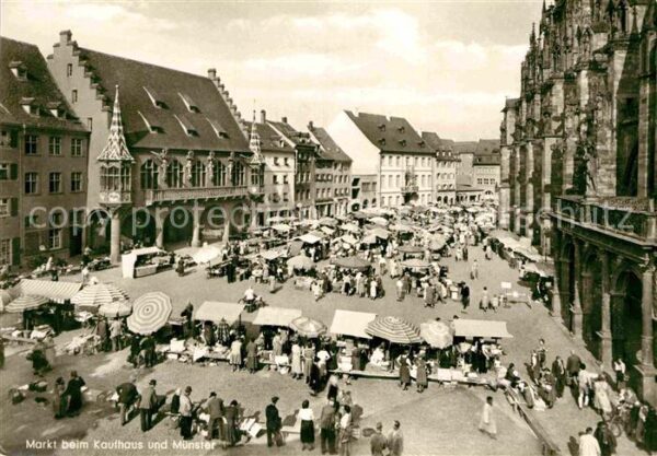 Freiburg Breisgau Markt Kaufhaus Münster