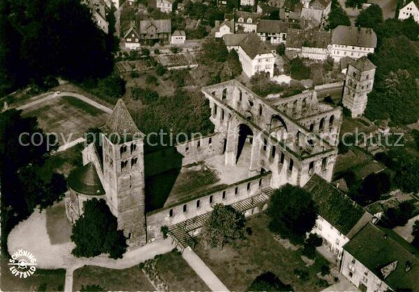 Bad Hersfeld Stiftsruine Fliegeraufnahme