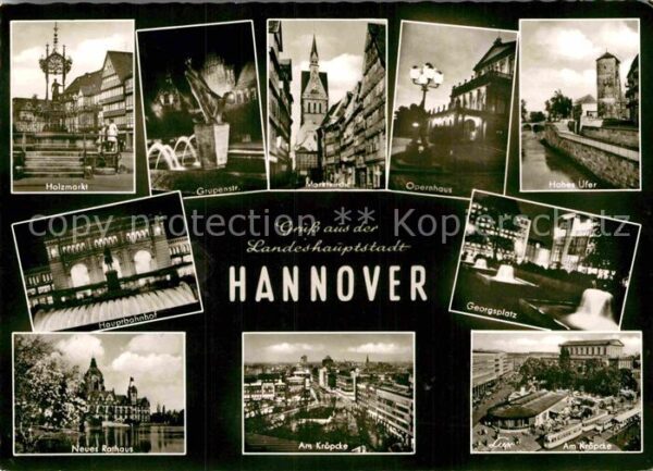 Hannover Holzmarkt Georgsplatz Hauptbahnhof Oper