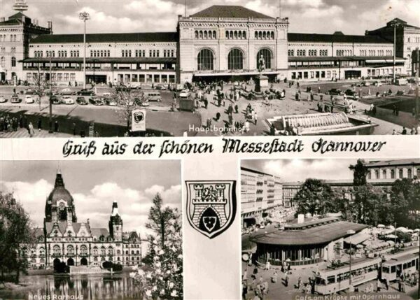 Hannover Hauptbahnhof Neues Rathaus Cafe am Kröp