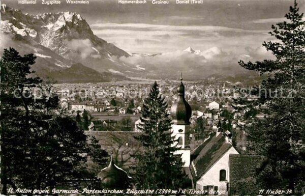 Garmisch-Partenkirchen St. Anton Zugspitze Foto-H.-Huber-Nr. 3