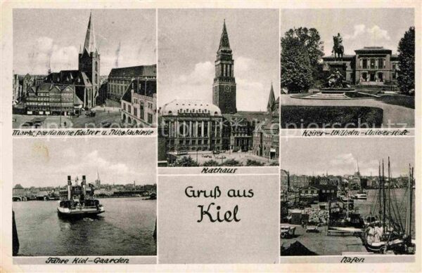 Kiel Markt Kaiser-Wilhelm-Universität Fähre