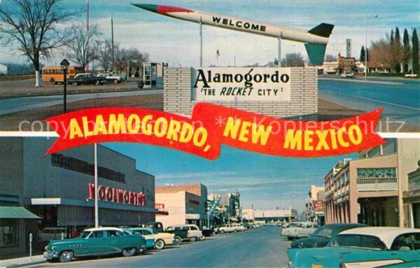 Alamogordo Rocket Greeting Sgn