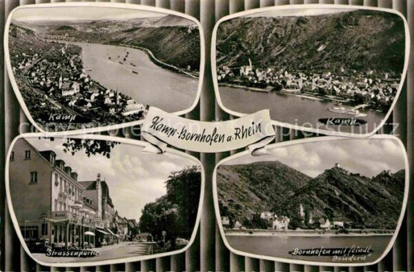 Kamp-Bornhofen Strassenpartie Hotel Feindliche Brüder