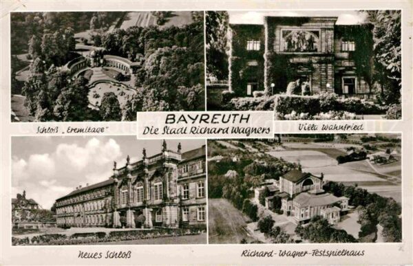 Bayreuth Schloss Eremitage Villa Wahnfried Richa