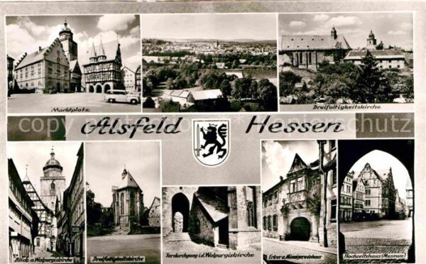 Alsfeld Marktplatz Dreifaltigkeitskirche Hochze
