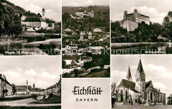 Eichstaett Oberbayern Kloster St. Walburg Willibaldsburg Resi