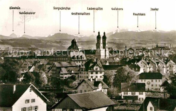 Kempten Allgaeu Alpen Einstein Sorgschrofen Gaishorn Ra