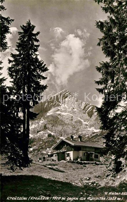 Garmisch-Partenkirchen Kreuzalm Kreuzeck Alpspitze Foto-H.-Hub