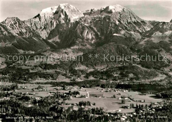 Schoenau Koenigssee Hoher Göll Brett Foto-L.-Ammon-Nr. 244