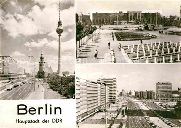 Berlin Marienkirche Fernsehrturm Palast der Re