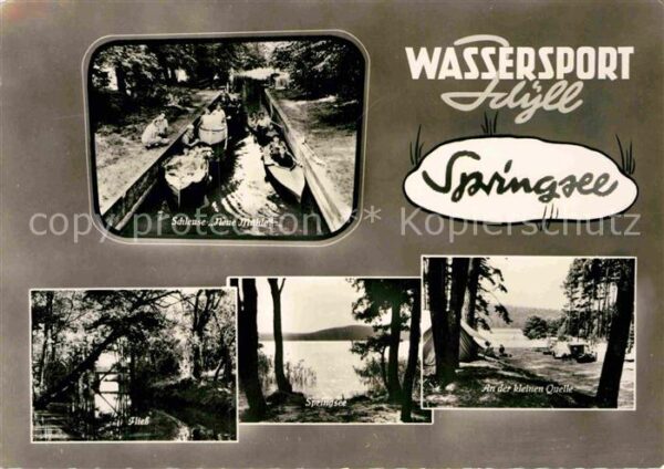 Wendisch Rietz Wassersport Idyll Springsee Schleuse Ne