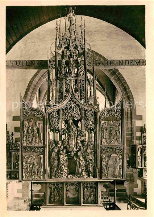 Creglingen Herrgottskirche Marienaltar