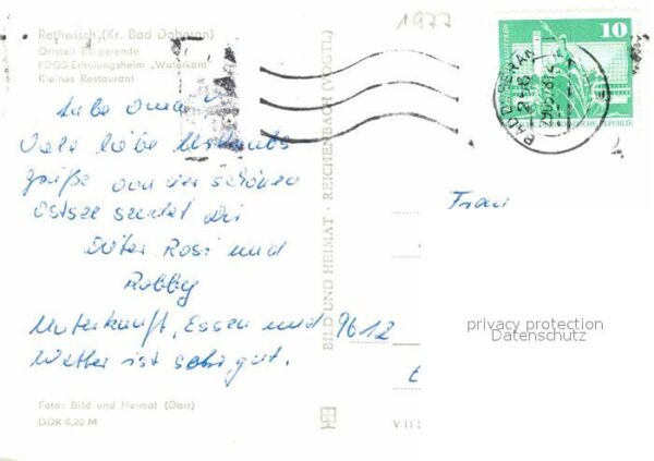 Boergerende Erholugnsheim Waterkant Kleines Restaur – Bild 2