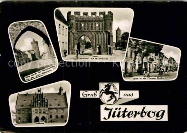 Jueterbog Rathaus Zinnaer Strasse Dammtor Wehrtür