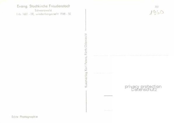 Freudenstadt Evangelische Stadtkirche – Bild 2