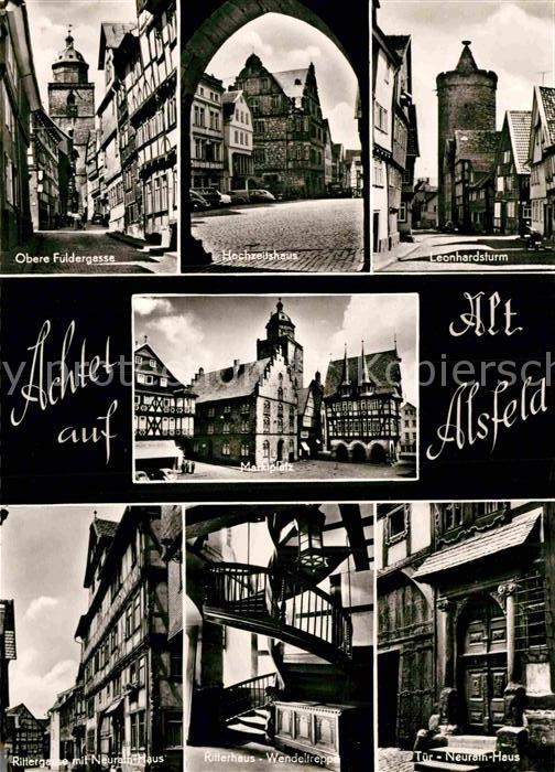 Alsfeld Obere Fuldergasse Hochzeitshaus Ritterh