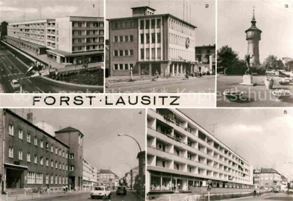 Forst Lausitz Berliner Strasse Konsum-Kaufhaus Wasser