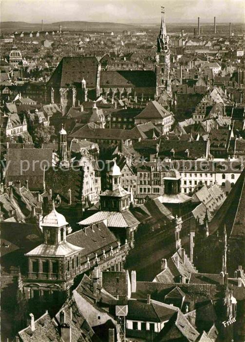 Nuernberg Blick vom Schiessboden Sinnwellturm