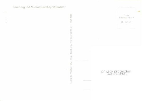 Bamberg St. Michaelskirche Hofansicht – Bild 2