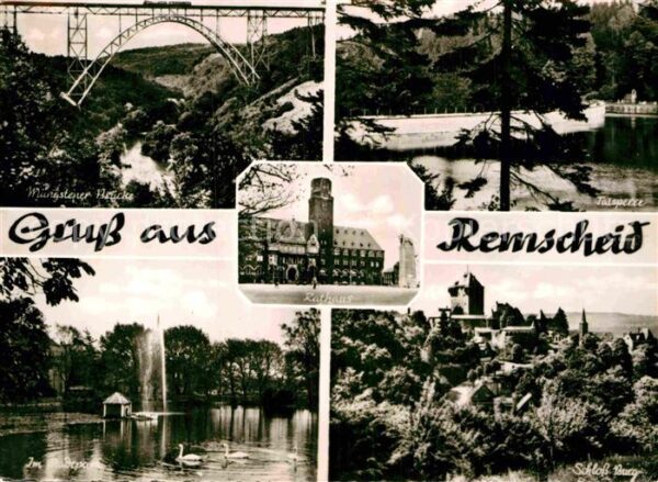 Remscheid Müngstener Brücke Talsperre Schloss Bur